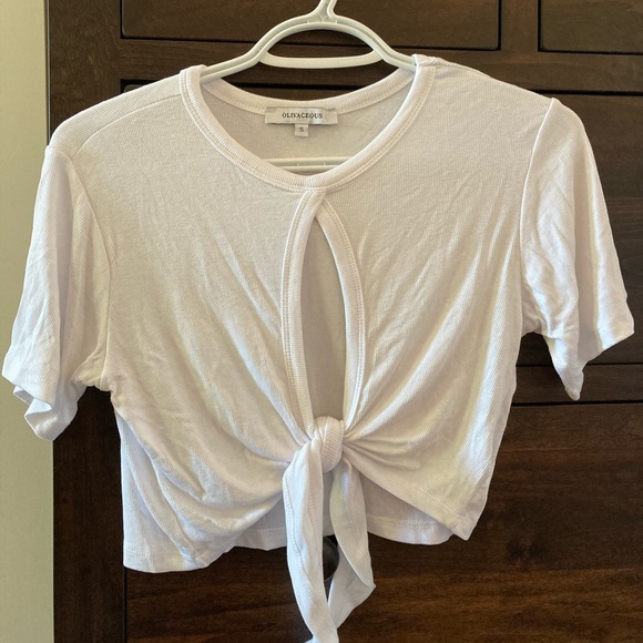 NWOT! - Olivaceous | Keyhole Crop Top - Picture 4 of 5
